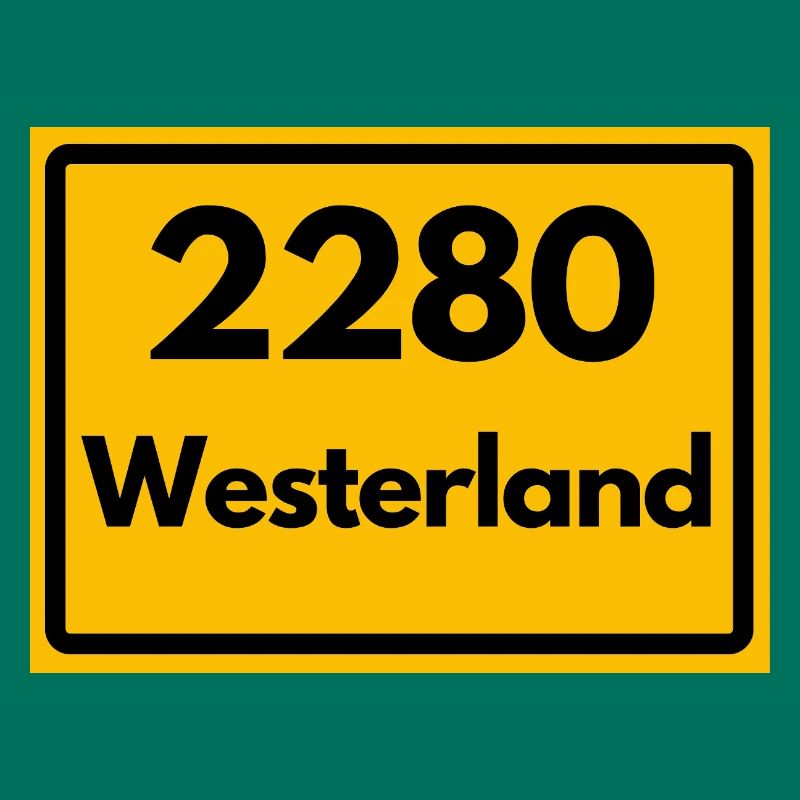 ANCIEN CODE POSTAL RETRO 2280 WESTERLAND – SYLT