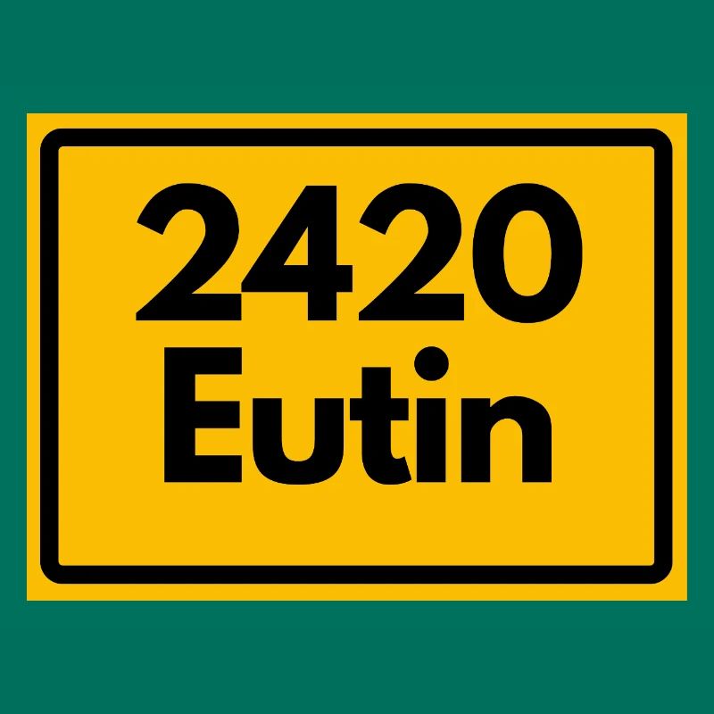 ANCIEN CODE POSTAL RÉTRO 2420 EUTIN – SCHLOSS