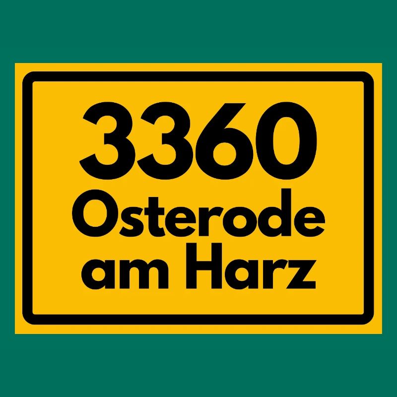 ANCIEN CODE POSTAL RETRO 3360 OSTERODE HARZ