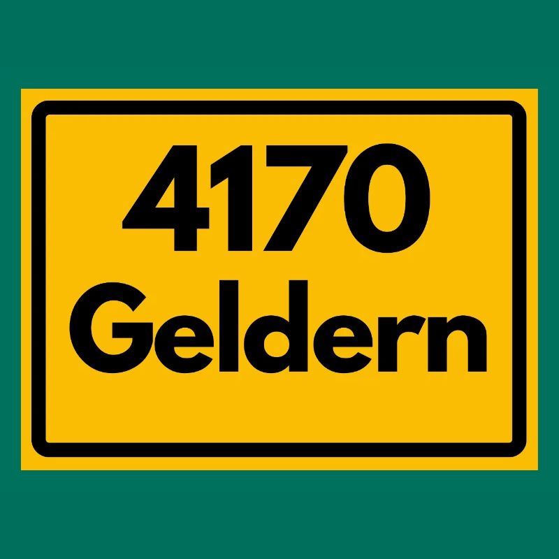 ANCIEN CODE POSTAL RÉTRO 4170 GELDERN