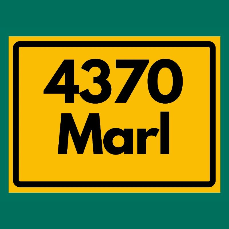 ANCIEN CODE POSTAL RETRO 4370 MARL – NRW