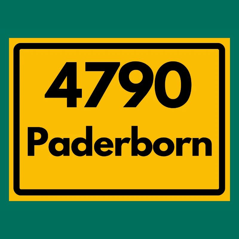 ANCIEN CODE POSTAL RETRO 4790 PADERBORN