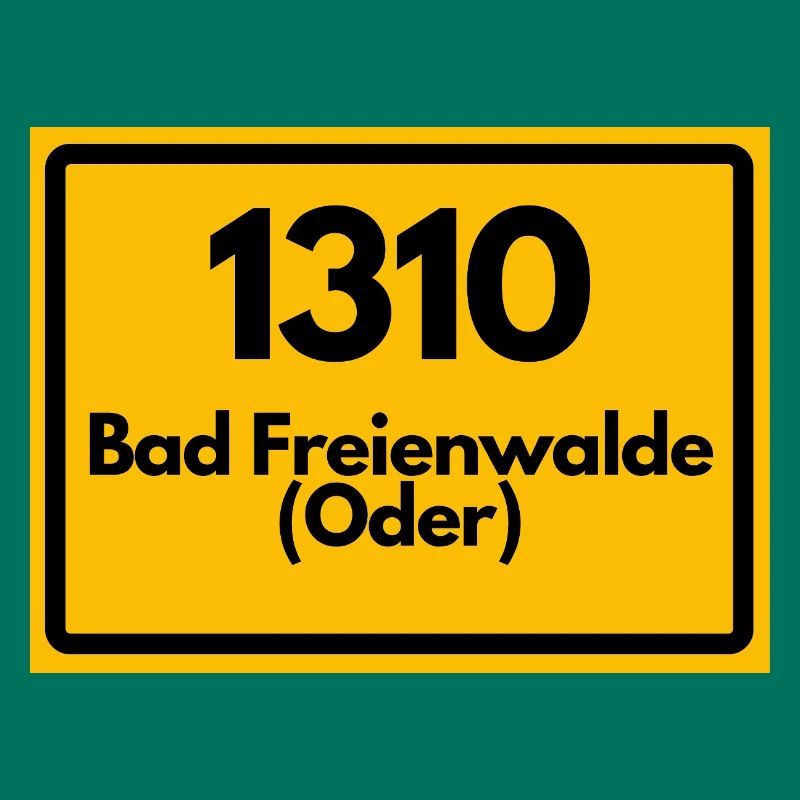 ALTE POSTLEITZAHL PLZ 1310 BAD FREIENWALDE (ODER)