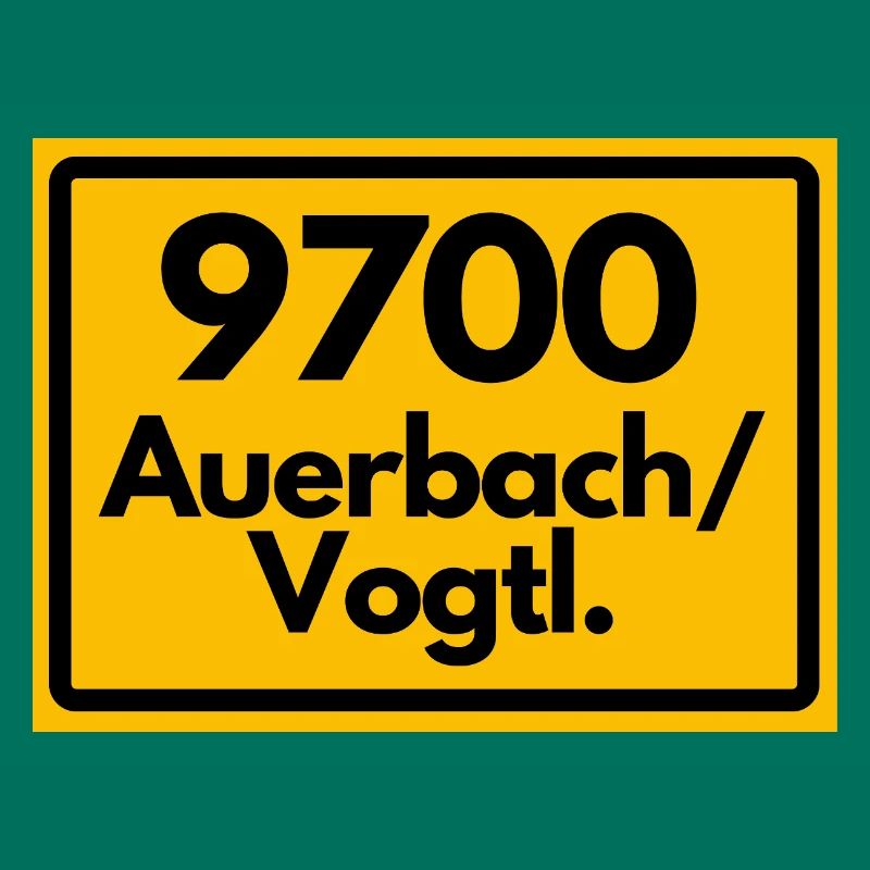 ANCIEN CODE POSTAL 9700 AUERBACH/VOGTL. SAXONY