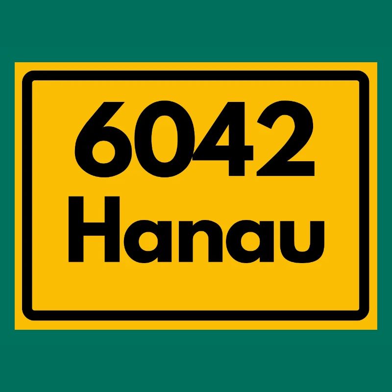 OLD POSTCODE 6042 PLZ 63450 HANAU HESSEN