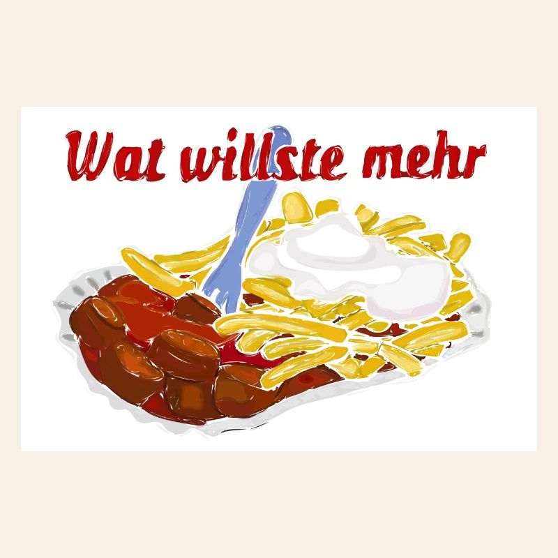 Currywurst mit Pommes