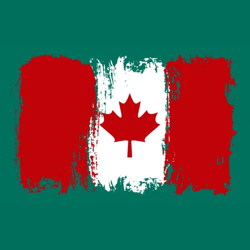 Maple Leaf Ink Splash