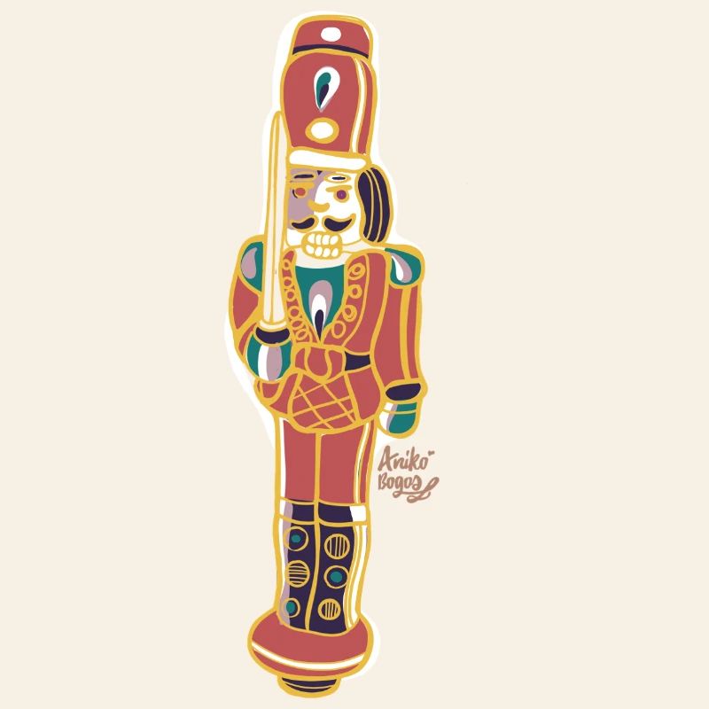 Colorful Nutcracker Deco Design