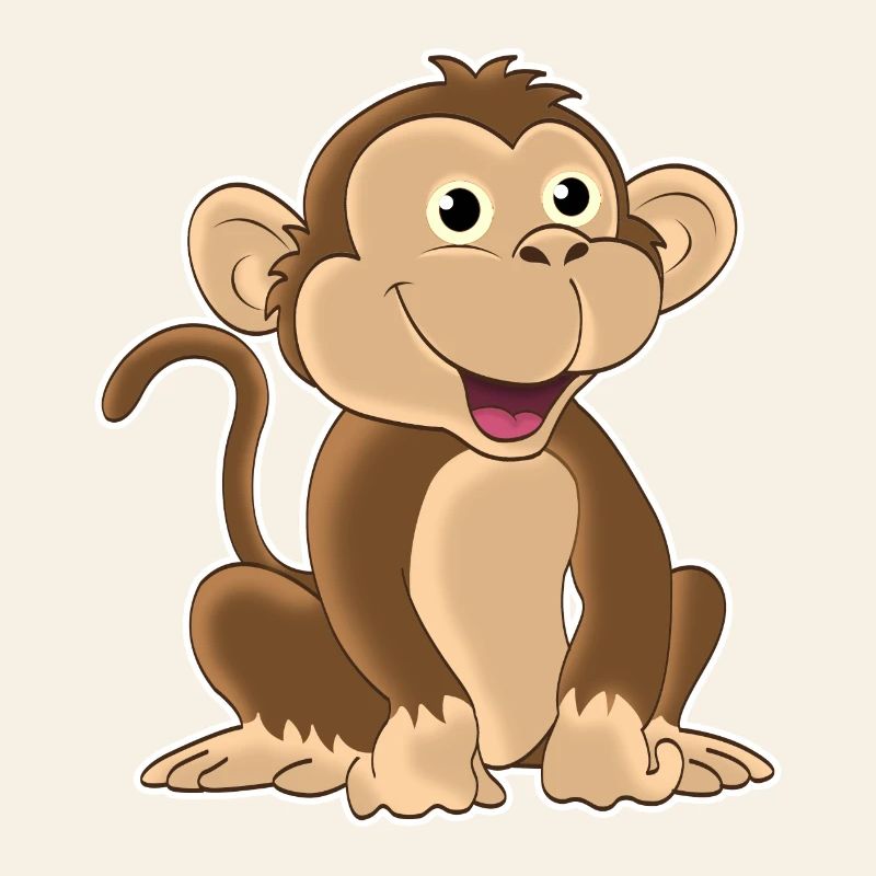 funny monkey - design