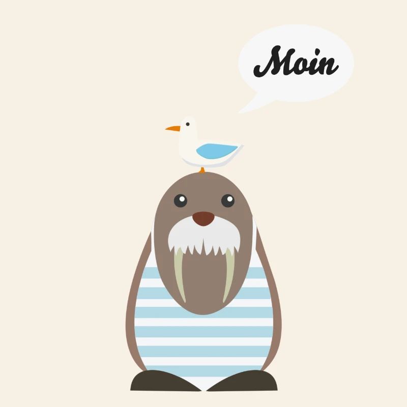 Moin, Seelöwe, Möwe