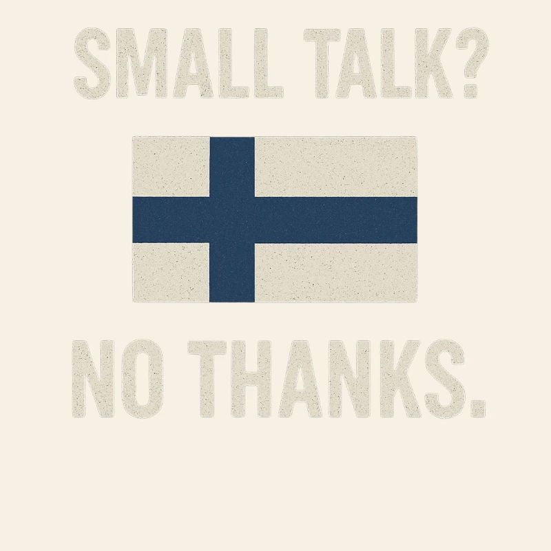 Drapeau de la Finlande. Papotage