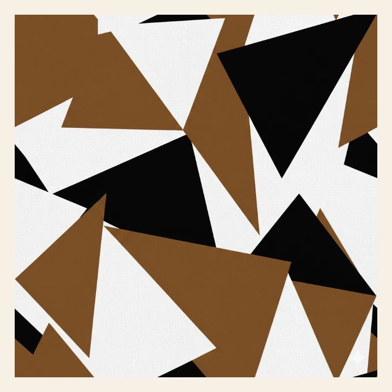 Brown Black Triangles Geometry