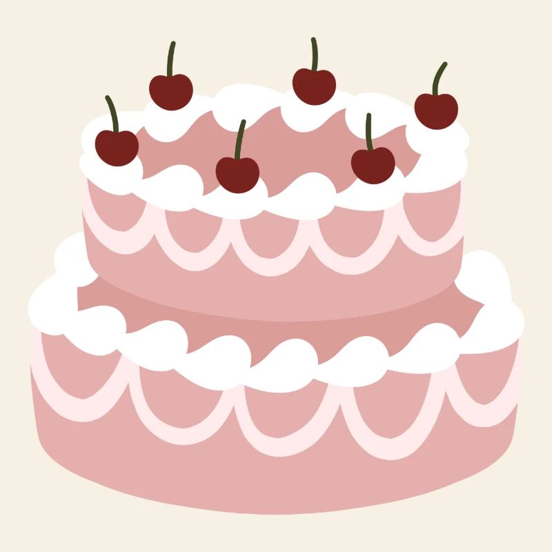 Cherry Pink Layer Cake