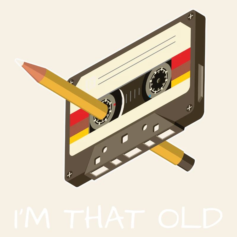 Cassette Old 80s 90s Gift Idea retro