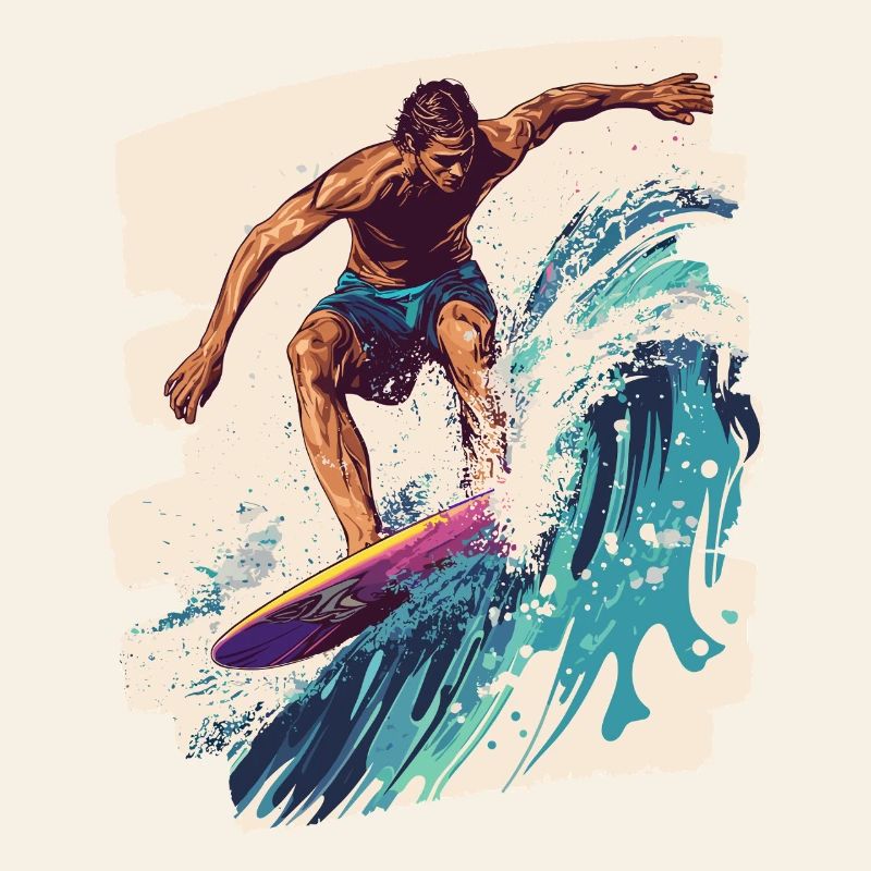 Surfeur Surf Planche de surf Surf