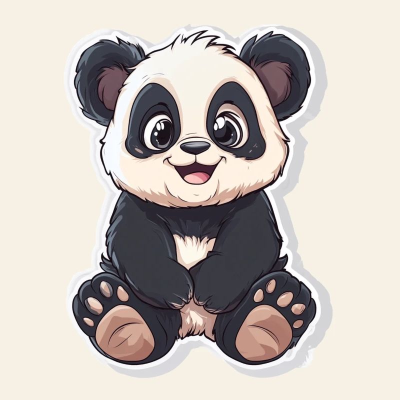 Ours panda mignon