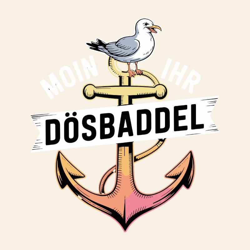  Moin Ihr Dösbaddel Maritimer Spruch Mit Anker Und