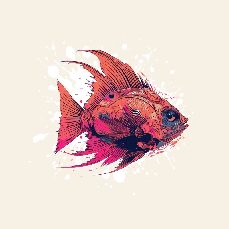 Fisch Klecks 
