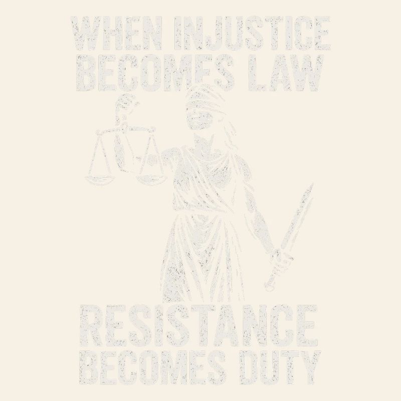 Quand l’injustice devient juste, la résistance devient