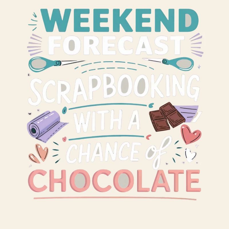 Scrapbooking du week-end avec chocolat