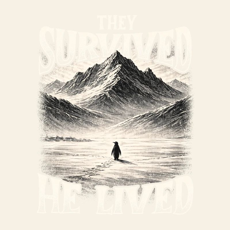 They Survived He Lived Penguin Meme Existential