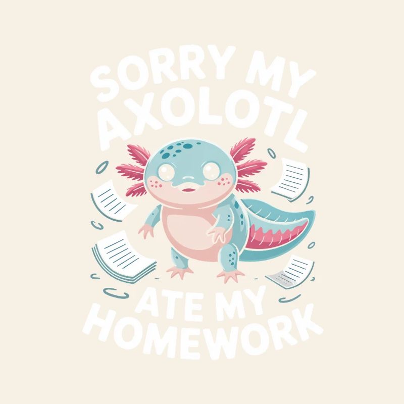 Conception d’excuses de devoirs pour l’axolotl