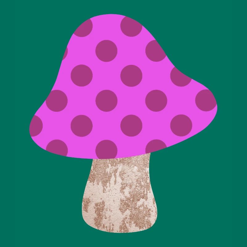 Motif de points champignons Points Points Roses Bonheur de la chambre de bébé