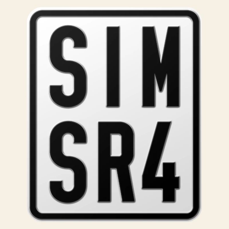 Simson SR4 Moped Kennzeichen