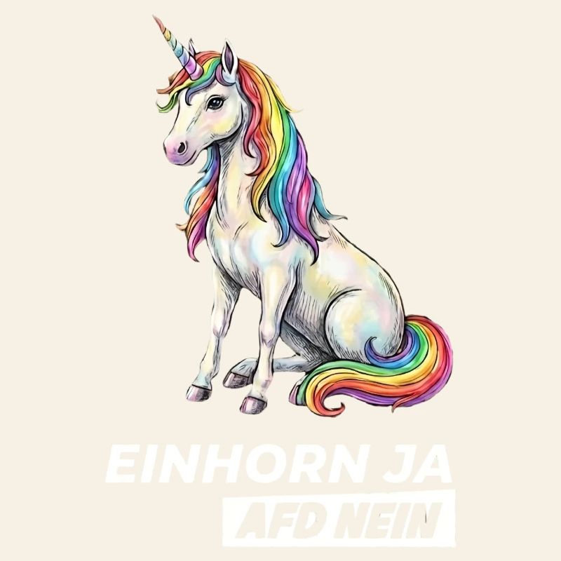 Cooles Einhorn Ja, Partei AfD Nein