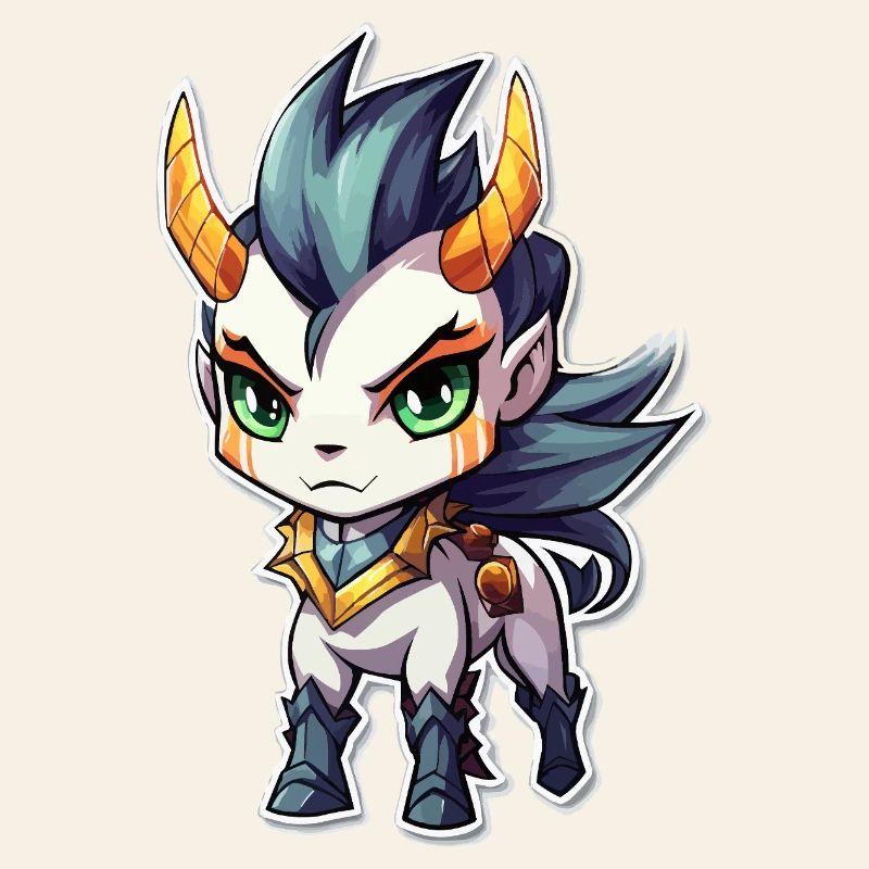 Chibi Dämonenpferd
