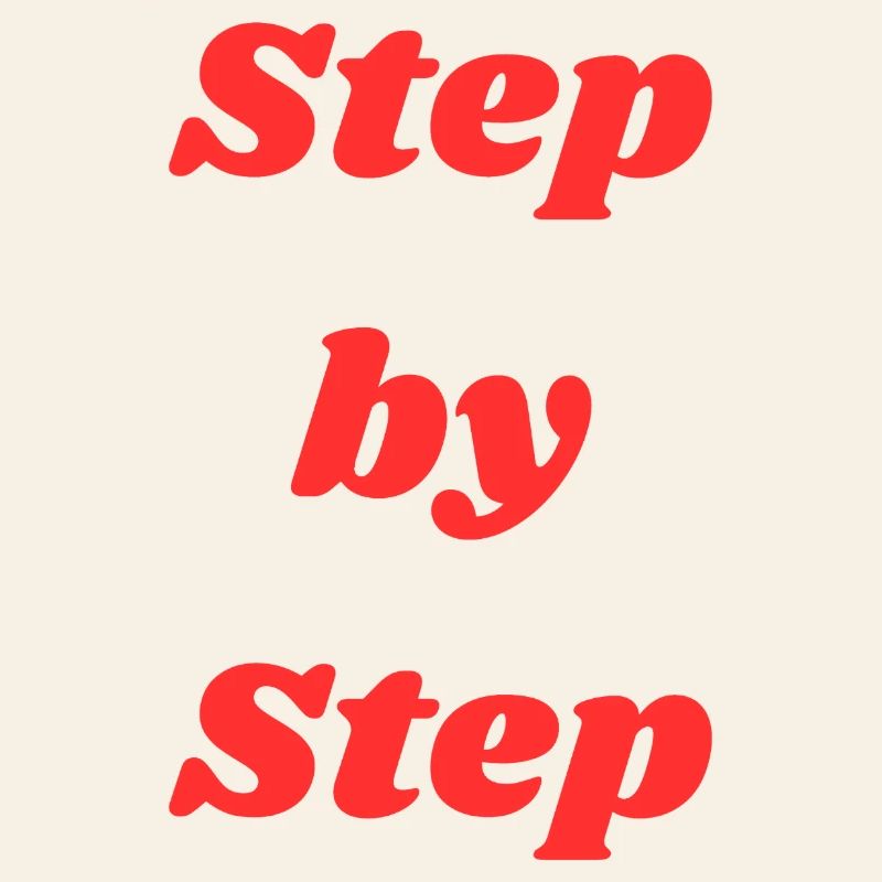 Step by step typography