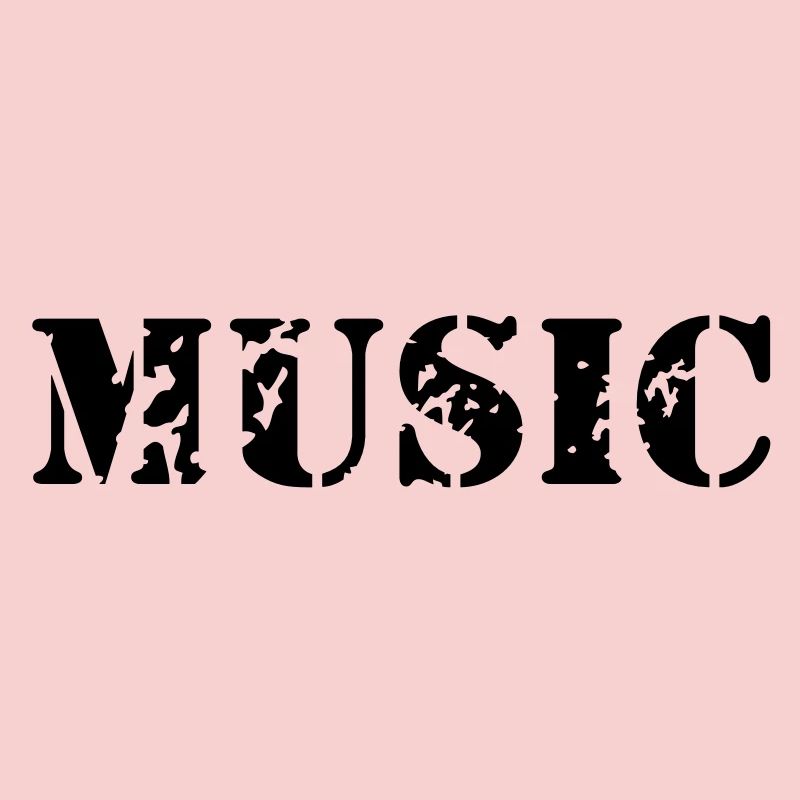 La musique comme la conception d'impression de