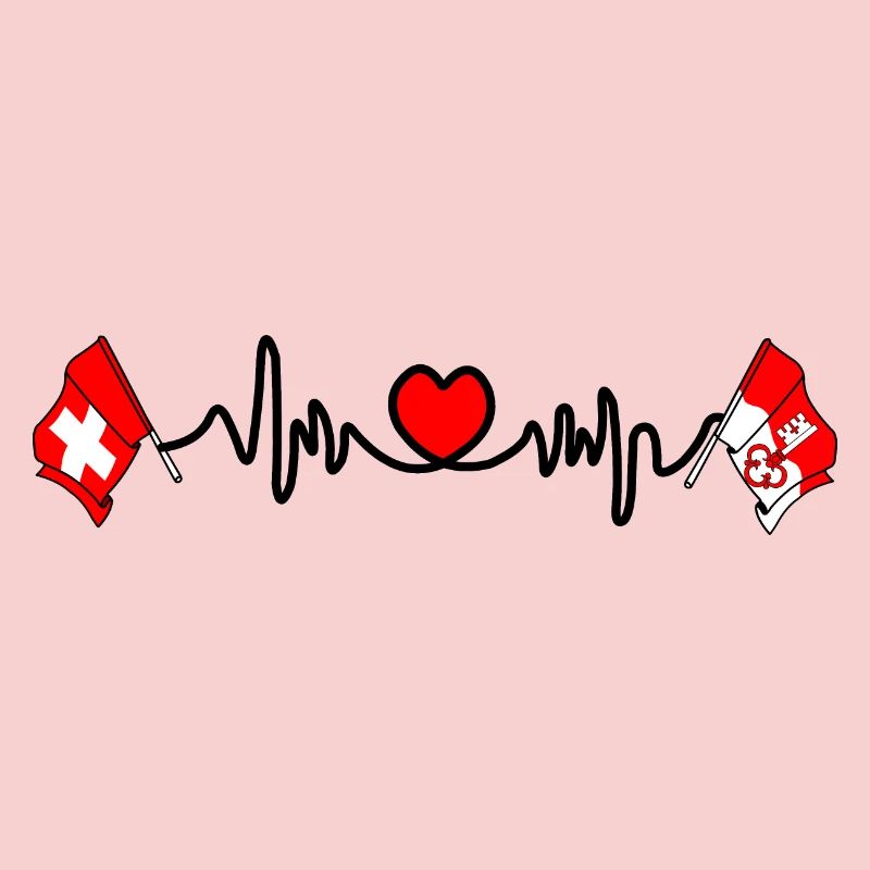 Cardio cardio Drapeau Suisse et drapeau Obwald