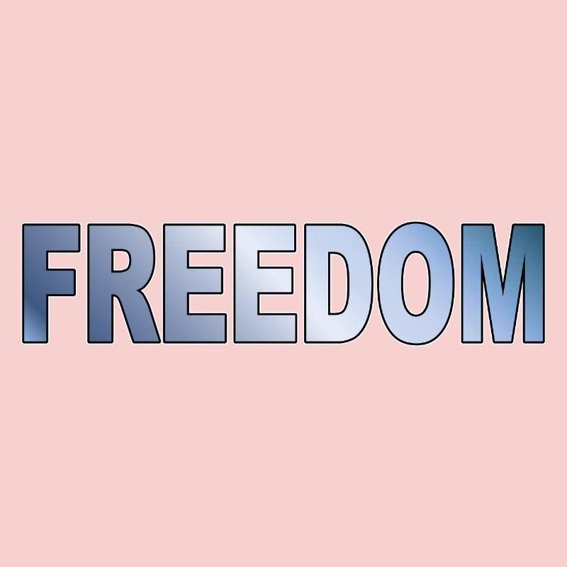 Freedom Typography Statement Design