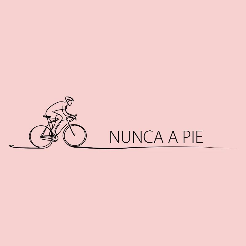 Cyclist Silhouette Nunca Pie Gift Bicycle