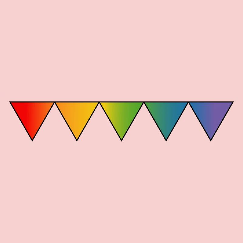Regenbogen queer triangles
