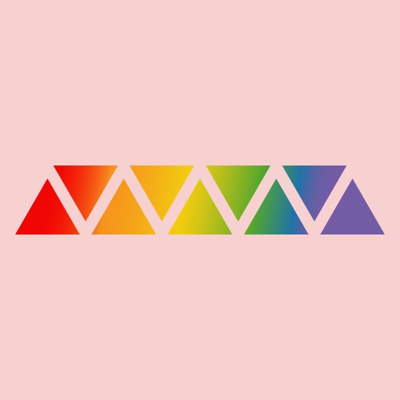 Rainbow triangle