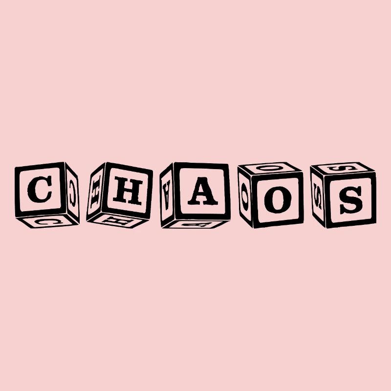 Chaos – Conception de lettres cubiques 3D attrayante