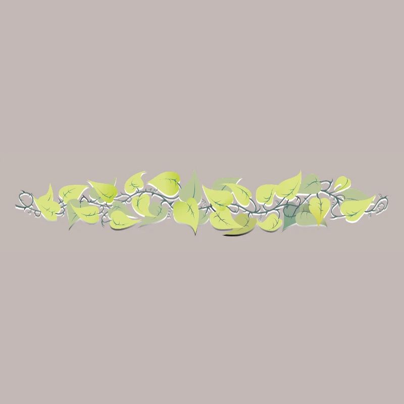 Bracelet de vignes : Feuilles et épines