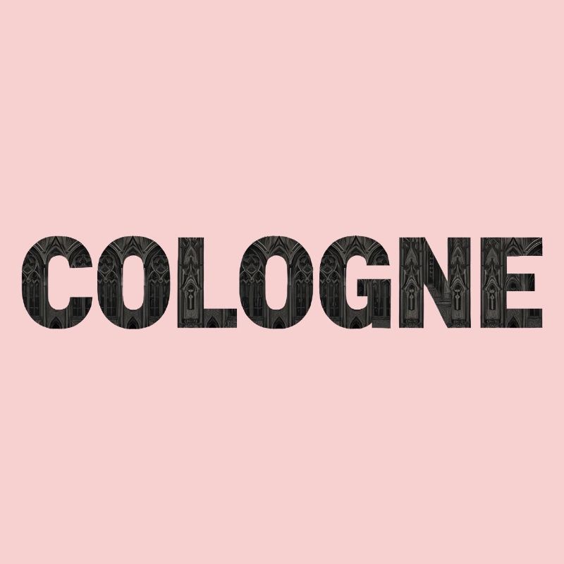 Cologne – Gothic architecture in typeface