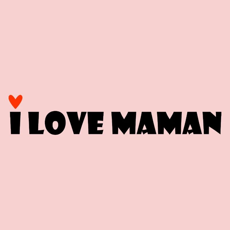 ICH LIEBE MAMA. MAMA LIEBTE ES. MAMA. MUTTERTAG.