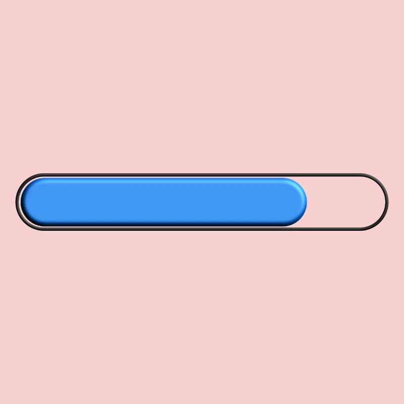 Average gauge Blue (three quarters)