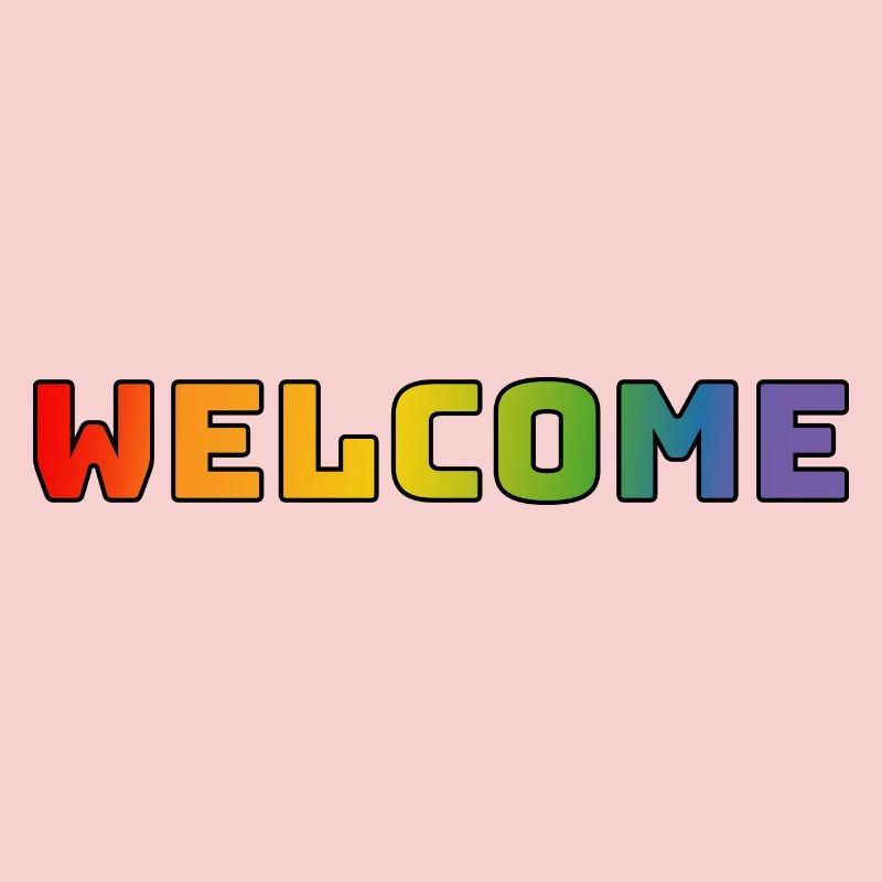 Regenbogen welcome CSD Shirt LGBT lgbtqi queer