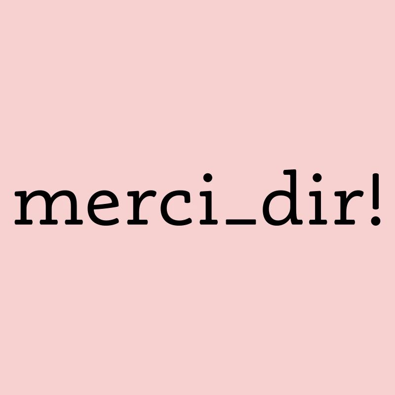 Merci!