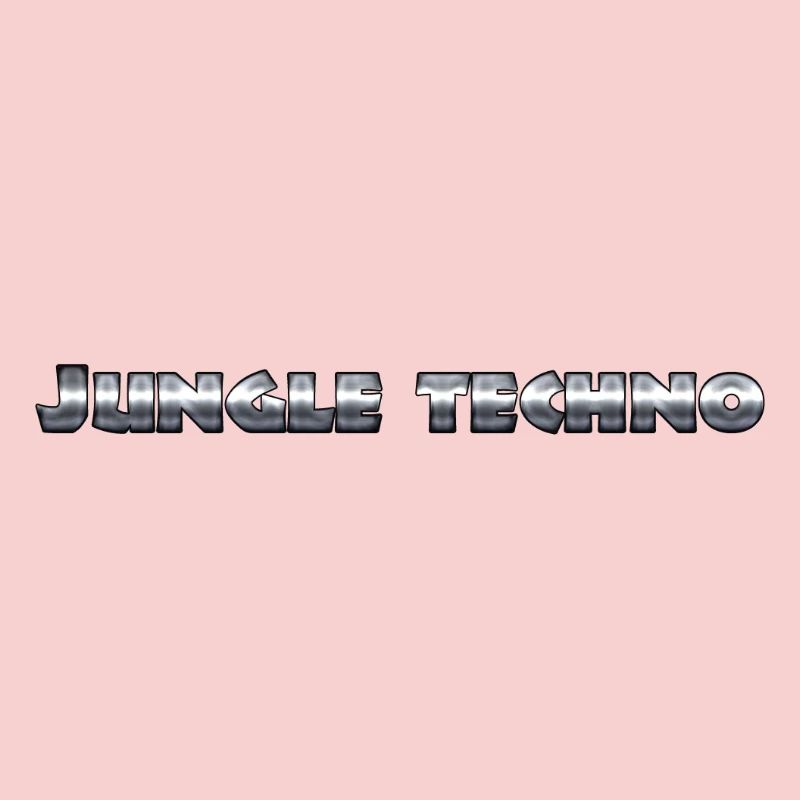 Imprimé techno jungle vif