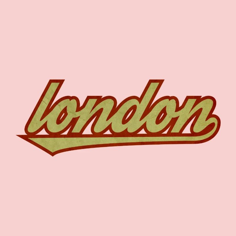 London Retro Script Logo