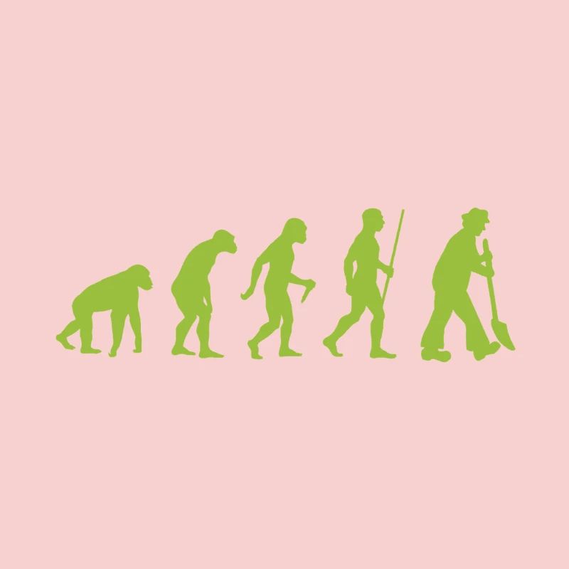 Evolution - from prehistoric man to garden lover