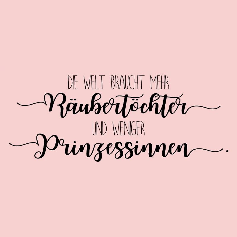 Räubertochter oder Prinzessin - schwarz