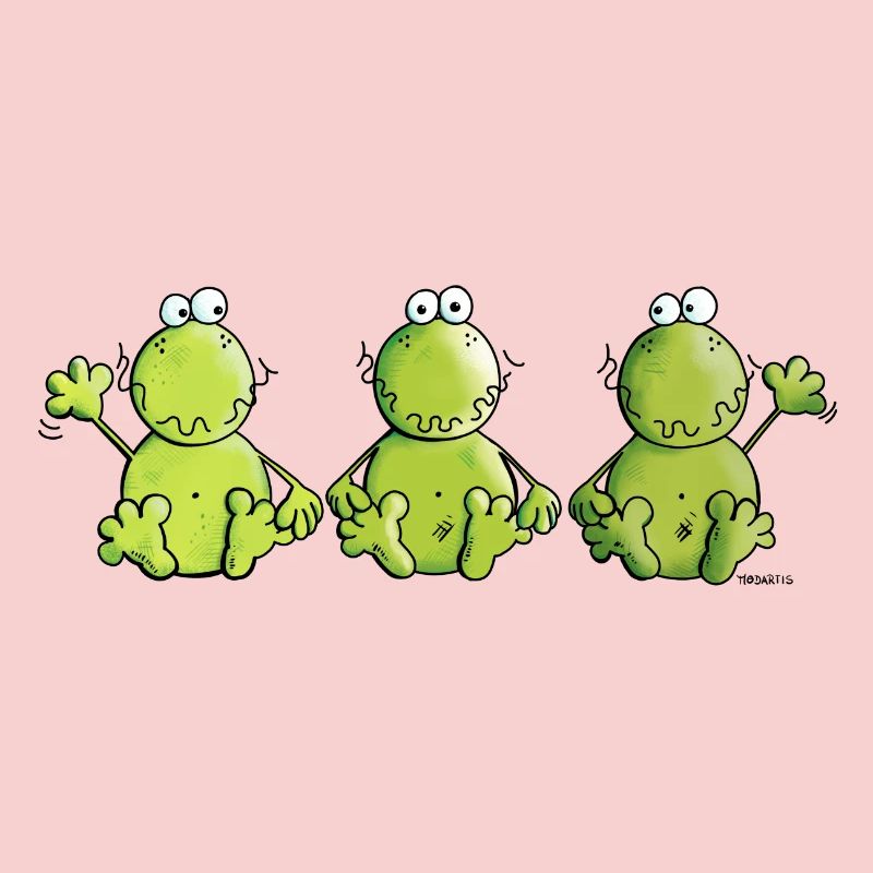 Three Frogs
