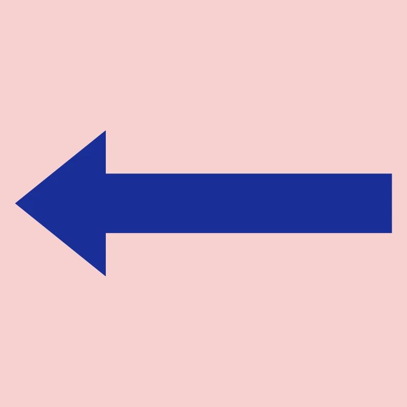 Blue left arrow
